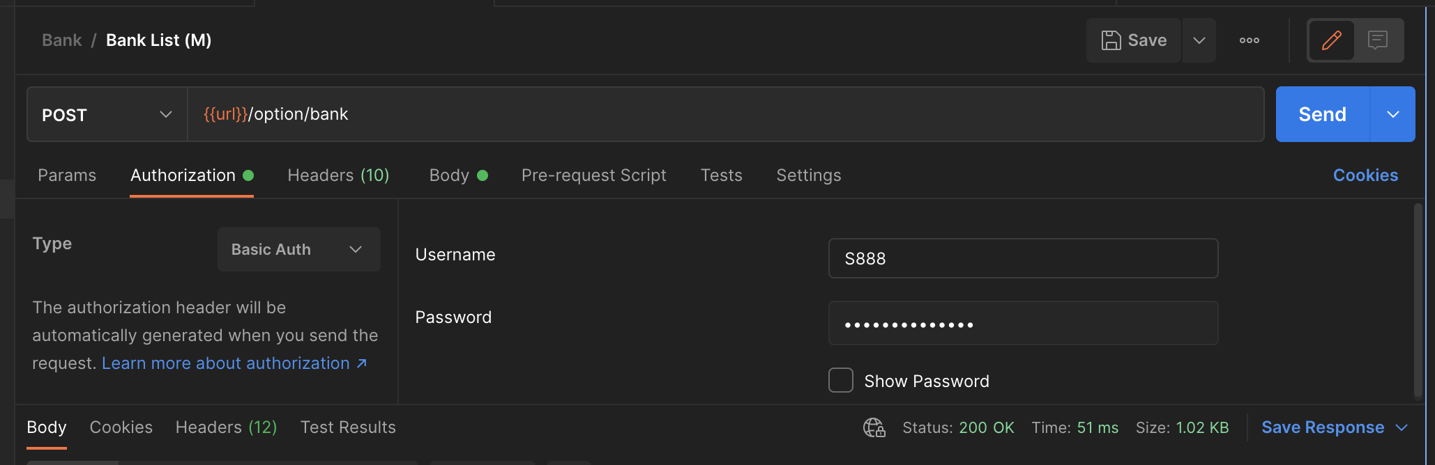 Picture auth basic